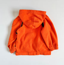 Load image into Gallery viewer, USED Harley Davidson Orange Fleece Hoodie 3T (95cm)