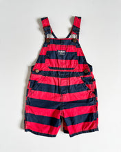 Load image into Gallery viewer, USED OshKosh B’gosh Striped Short Overall 24M (85cm)