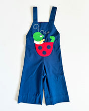 Load image into Gallery viewer, Vintage Chocolate Soup Overall Navy Blue 2T (90cm)