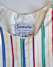 Load image into Gallery viewer, Vintage Samara Cowboy×Striped Rompers 18M (80cm)
