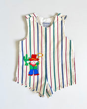 Load image into Gallery viewer, Vintage Samara Cowboy×Striped Rompers 18M (80cm)