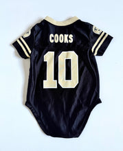 Load image into Gallery viewer, USED NFL New Orleans Saints #10 COOKS Jersey Tee and Bodysuit Set 12M (75cm)