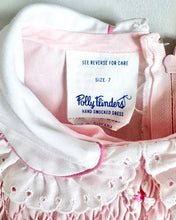 画像をギャラリービューアに読み込む, Vintage Polly Flinders Pink Smocked Dress Kids 7 (120cm)