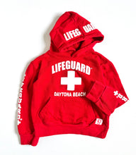 画像をギャラリービューアに読み込む, USED Life Guard Daytona Beach Hoodie Sweatshirt Kids S (7/8) 120-125cm