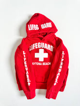 画像をギャラリービューアに読み込む, USED Life Guard Daytona Beach Hoodie Sweatshirt Kids S (7/8) 120-125cm