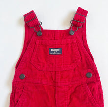Load image into Gallery viewer, USED OshKosh B’gosh Red Corduroy Overall 6M (65cm)