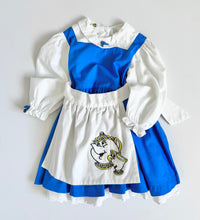 画像をギャラリービューアに読み込む, Vintage/Y2K Disney Beauty and The Beast Mrs. Potts and Chip Apron Dress 4T (100cm)
