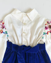 Load image into Gallery viewer, Vintage Sears Flower Embroidery Dress 2T (90-95cm)