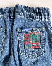 画像をギャラリービューアに読み込む, Vintage OshKosh B’gosh Denim/Plaids Pants 4T (100cm)