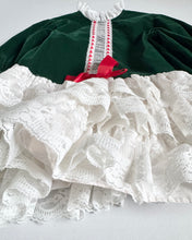 Load image into Gallery viewer, Vintage Velvet/Lace Dress 4/5T (100-110cm)