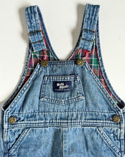 Load image into Gallery viewer, Vintage OshKosh Denim/Plaids Lining Overall 24M (85cm)