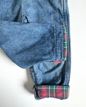 Load image into Gallery viewer, Vintage OshKosh Denim/Plaids Lining Overall 24M (85cm)
