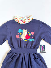 Load image into Gallery viewer, Vintage New(Deadstock) Young Classics Teddy Bears Sweatshirt Dress6X (125cm)