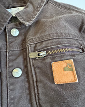 Load image into Gallery viewer, USED Carhatt Motor City Sherpa Espresso Jacket 5T (110cm)
