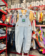 画像をギャラリービューアに読み込む, Vintage Liberty Striped Denim Overall 18M (80cm)