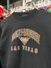 Load image into Gallery viewer, USED Harley Davidson Cafe Las Vegas Sweatshirt Black Youth L/14-16 (150cm)