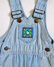 画像をギャラリービューアに読み込む, Vintage Liberty Striped Denim Overall 18M (80cm)