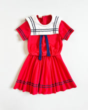 Load image into Gallery viewer, Vintage Sailor Top and Skirt Set 5T (100-110cm)