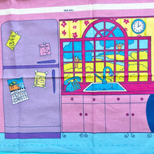 Load image into Gallery viewer, 2002 Barbie Fold and Go Fabric Panel Doll House “Kitchen”