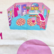 Load image into Gallery viewer, 2002 Barbie Fold and Go Fabric Panel Doll House “Bathroom”