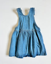 Load image into Gallery viewer, Vintage Weebok Anchor Denim Overall Dress 3T (95cm)