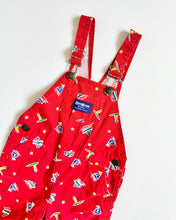 Load image into Gallery viewer, Vintage OshKosh B’gosh Yacht Print Overall Red 4T (100cm)