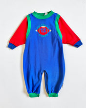 画像をギャラリービューアに読み込む, Vintage Health-Tex “Football Champion” Polo Jumpsuit 18M (80cm)