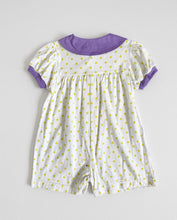 Load image into Gallery viewer, Vintage Yellow Dots/Flower Rompers 3T (95-100cm)