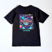 Load image into Gallery viewer, Vintage Hard Rock Cafe Las Vegas Black/Neon Universe T-shirt Kids 6 (115cm)