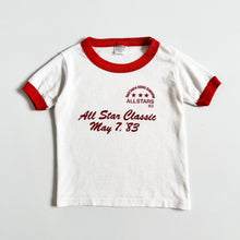 画像をギャラリービューアに読み込む, Vintage Hanes 1983 All Star Classic Ringer T-shirts 4/5T (100cm)