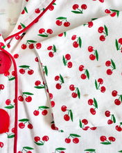 Load image into Gallery viewer, Vintage Cherry AOP Jacket and Short Pants Set 4T (100-110cm)