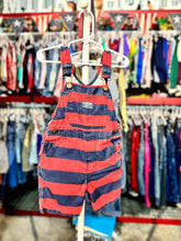 Load image into Gallery viewer, USED OshKosh B’gosh Striped Short Overall 24M (85cm)
