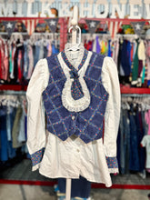 画像をギャラリービューアに読み込む, Vintage Lace Blouse and Vest Set Kids7 (120-125cm)