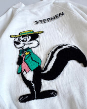 画像をギャラリービューアに読み込む, Vintage Pepe LePew “Stephan” Sweatshirt White 5T(110cm)