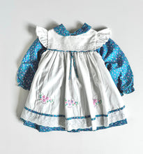 画像をギャラリービューアに読み込む, Vintage Floral Apron Dress 2T (90cm)