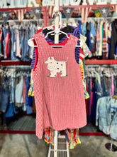 Load image into Gallery viewer, Vintage The Bailey Boys Cow/Fawn Reversible Dress 4T (100cm)