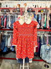 Load image into Gallery viewer, Vintage Polly Flinders Floral Smocked Dress 5T (100-110cm)