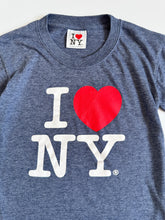 画像をギャラリービューアに読み込む, USED I LOVE NY Official Heather Navy Blue T-shirt Kids 6 (110cm)