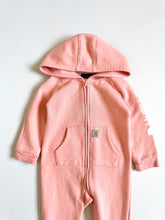 画像をギャラリービューアに読み込む, USED Carhartt Sweatshirt Romper Peach Pink 12M (70-75cm)