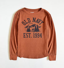 Load image into Gallery viewer, USED OLD NAVY Mountain Waffle Tee Brown Kids M/8 (130cm)