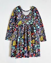 画像をギャラリービューアに読み込む, USED Hanna Andersson Blue/Floral Dress Girl’s 8 130cm