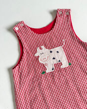 Load image into Gallery viewer, Vintage The Bailey Boys Cow/Fawn Reversible Dress 4T (100cm)