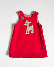 Load image into Gallery viewer, Vintage The Bailey Boys Cow/Fawn Reversible Dress 4T (100cm)