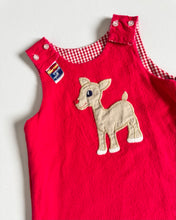 Load image into Gallery viewer, Vintage The Bailey Boys Cow/Fawn Reversible Dress 4T (100cm)