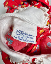 Load image into Gallery viewer, Vintage Polly Flinders Floral Smocked Dress 5T (100-110cm)