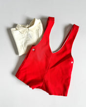 Load image into Gallery viewer, Vintage Sylvia White Shirt & Shortall Outfit 12M (70-75cm)