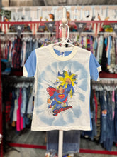 画像をギャラリービューアに読み込む, Vintage Superman Ringer T-shirt 4T (100cm)