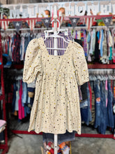 画像をギャラリービューアに読み込む, USED Rylee+Cru Paints Print Linen dress 4/5T (100-110cm)