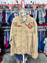 Load image into Gallery viewer, USED Y2K Disney/Cars Khaki Shirt Youth M (130-140cm)