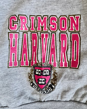 Load image into Gallery viewer, Vintage Harvard University Crimson Gray/Pink Sweatshirt 2T (90cm)